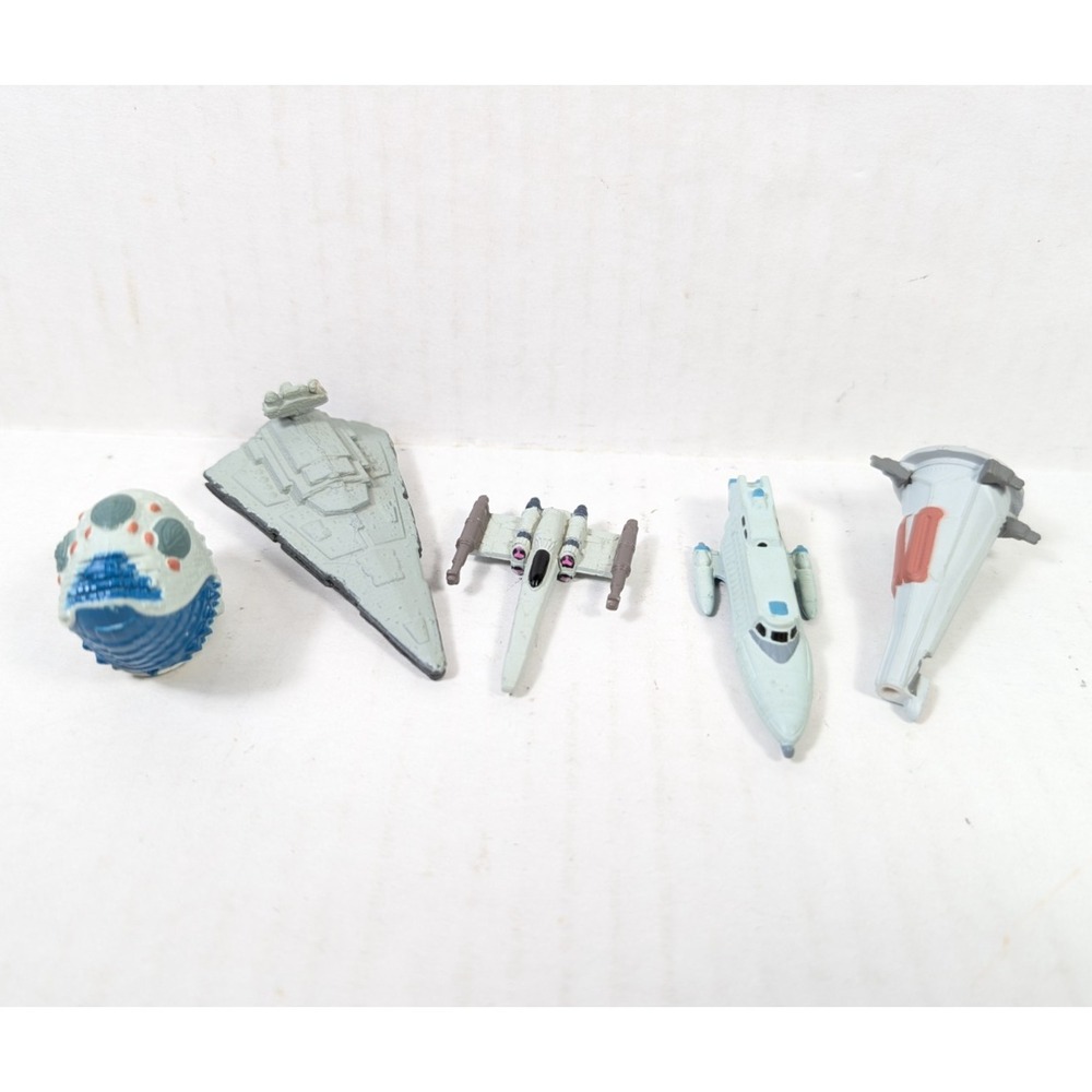 Vintage Star Wars Micro Machines‎ Ship Lot of 5 Star Destroyer X-Wing Kenner 90s